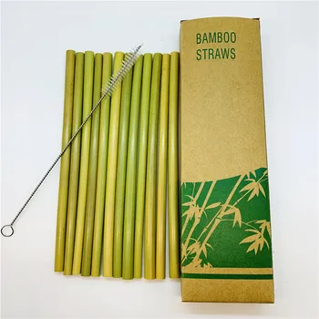 Yeniden kullanılabilir Payet Biyobozunur Bambu İçme Saman Paketi Alternatif Kağıt Payet Yenilebilir Tapyoka Payet Pamuk Kılıfı 5